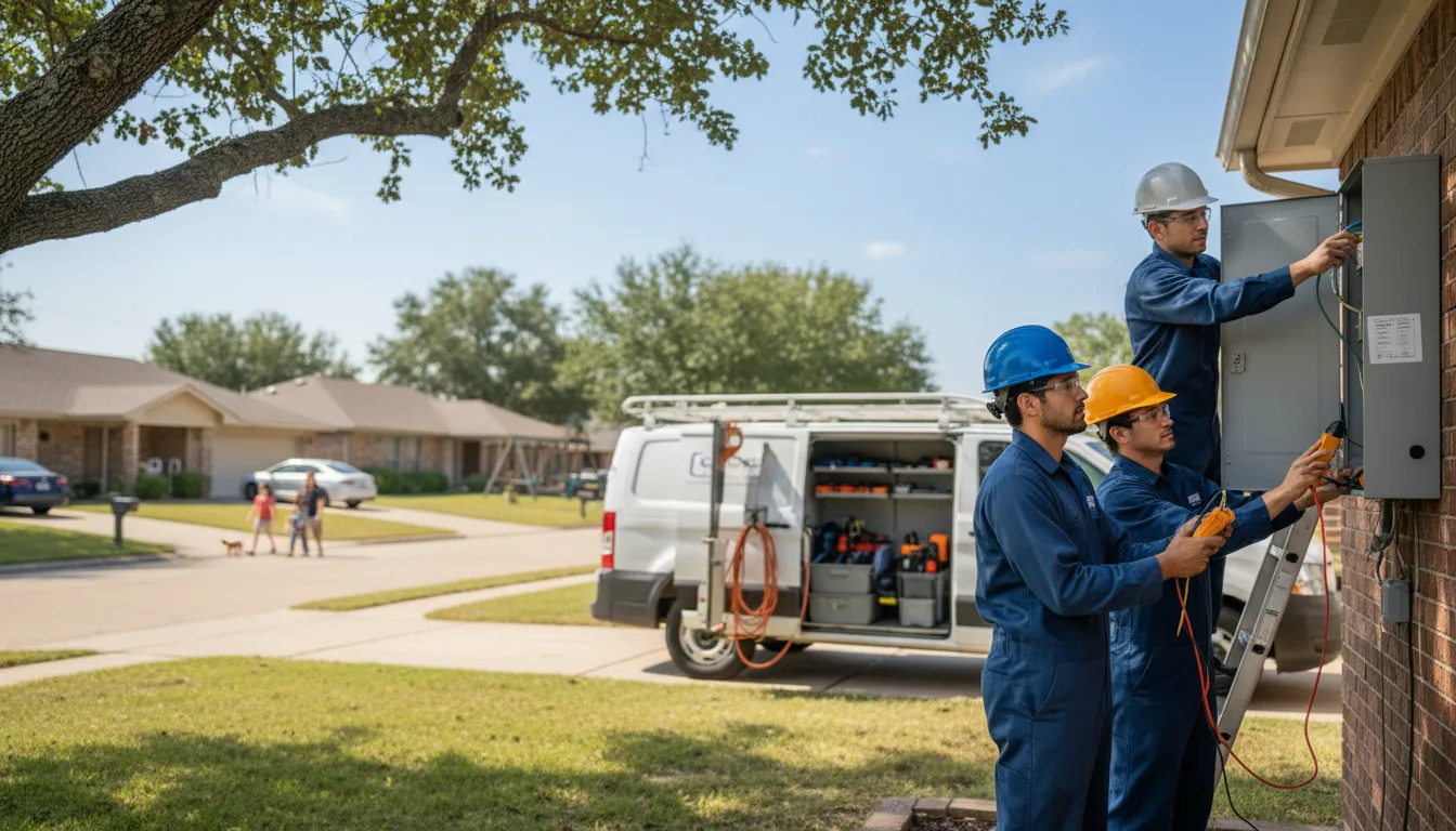 Certified electrician providing emergency electrical services in Milam, WV